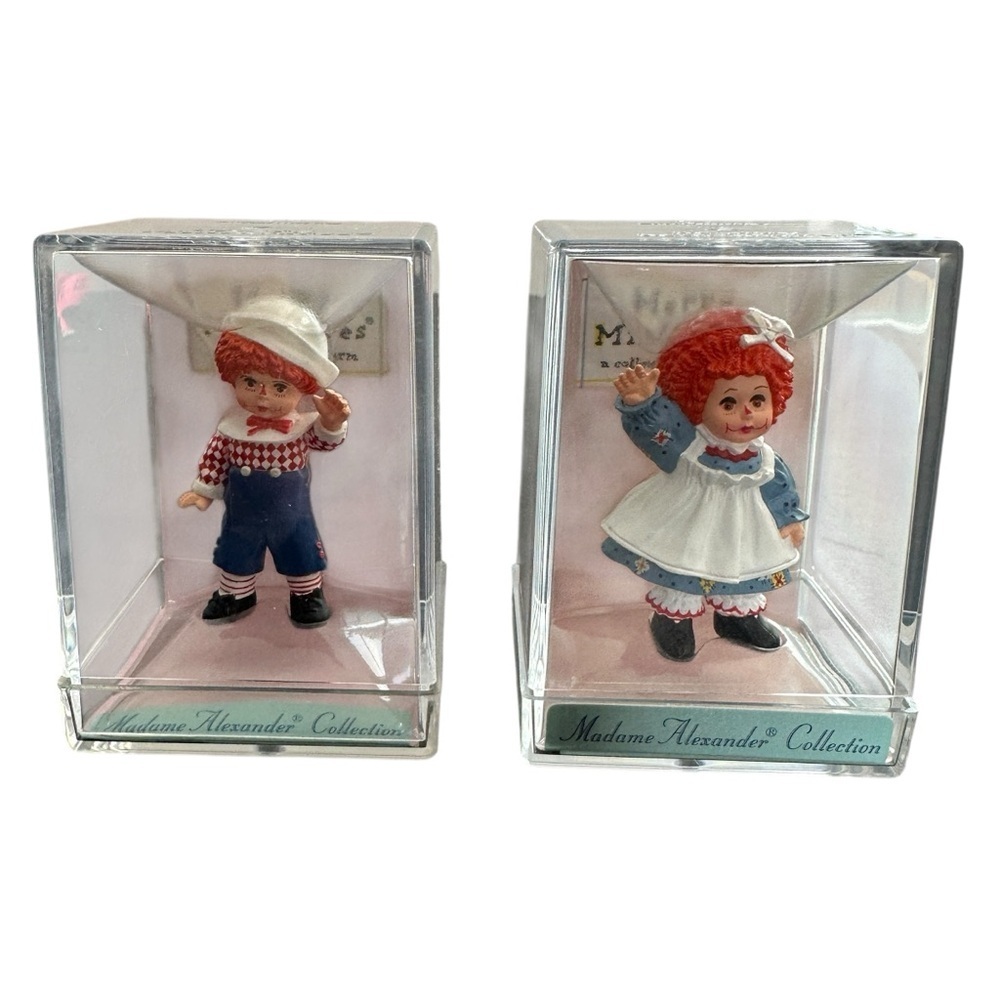 Hallmark Vintage Madame Alexander Mop Top Billy & Wendy Figurines NWT